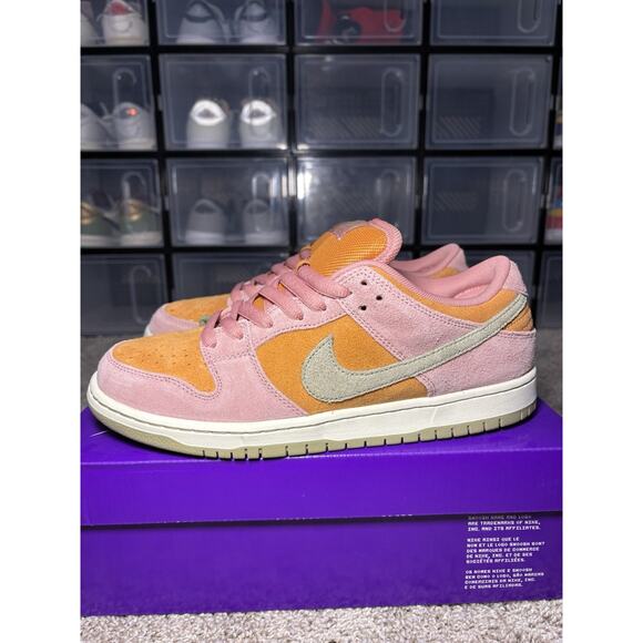 Nike SB Dunk Low Pro Red Stardust Neutral Olive HJ4135-600 Size 10.5 Ships Fast - Picture 1 of 7